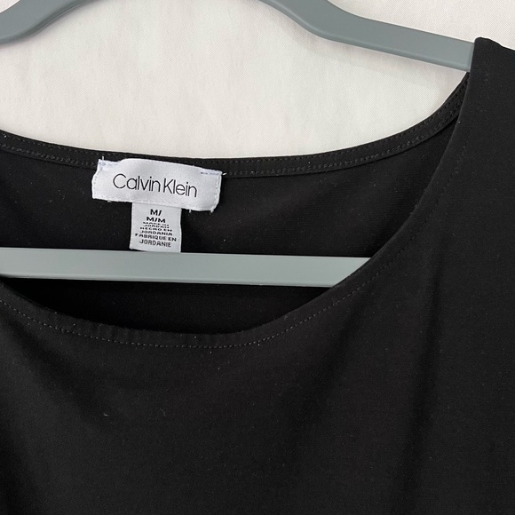 Calvin Klein Black Tunic Style Top Women’s Size Medium - Picture 5 of 5